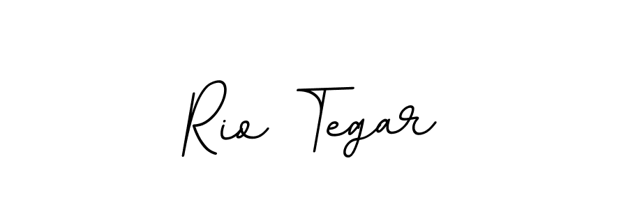 Make a beautiful signature design for name Rio Tegar. With this signature (BallpointsItalic-DORy9) style, you can create a handwritten signature for free. Rio Tegar signature style 11 images and pictures png