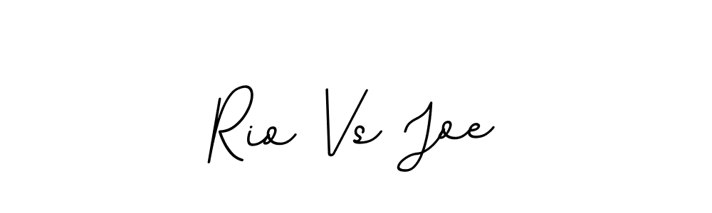 Make a beautiful signature design for name Rio Vs Joe. With this signature (BallpointsItalic-DORy9) style, you can create a handwritten signature for free. Rio Vs Joe signature style 11 images and pictures png