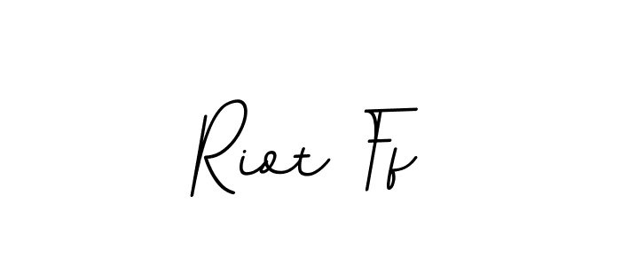 Make a beautiful signature design for name Riot Ff. With this signature (BallpointsItalic-DORy9) style, you can create a handwritten signature for free. Riot Ff signature style 11 images and pictures png