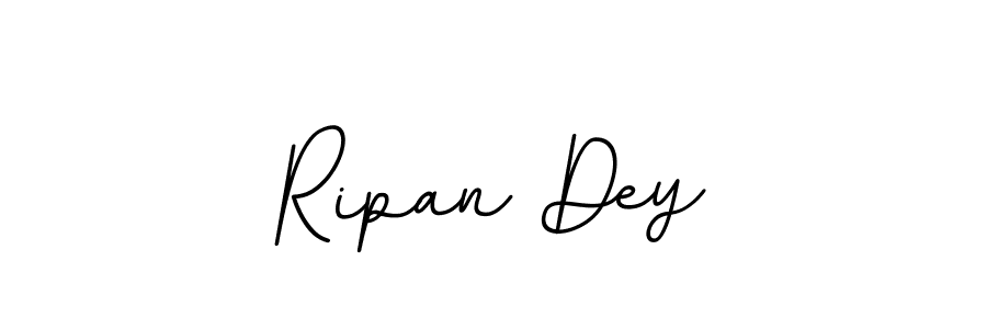 Use a signature maker to create a handwritten signature online. With this signature software, you can design (BallpointsItalic-DORy9) your own signature for name Ripan Dey. Ripan Dey signature style 11 images and pictures png
