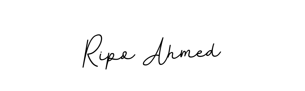 Ripo Ahmed stylish signature style. Best Handwritten Sign (BallpointsItalic-DORy9) for my name. Handwritten Signature Collection Ideas for my name Ripo Ahmed. Ripo Ahmed signature style 11 images and pictures png