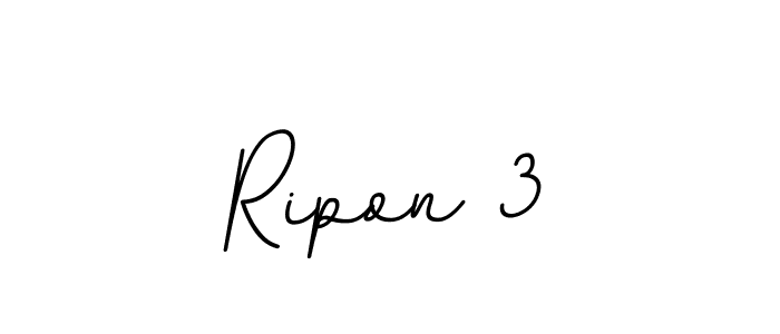 Also we have Ripon 3 name is the best signature style. Create professional handwritten signature collection using BallpointsItalic-DORy9 autograph style. Ripon 3 signature style 11 images and pictures png