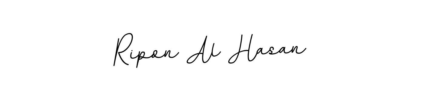 Design your own signature with our free online signature maker. With this signature software, you can create a handwritten (BallpointsItalic-DORy9) signature for name Ripon Al Hasan. Ripon Al Hasan signature style 11 images and pictures png