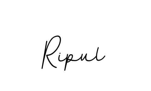 Ripul stylish signature style. Best Handwritten Sign (BallpointsItalic-DORy9) for my name. Handwritten Signature Collection Ideas for my name Ripul. Ripul signature style 11 images and pictures png