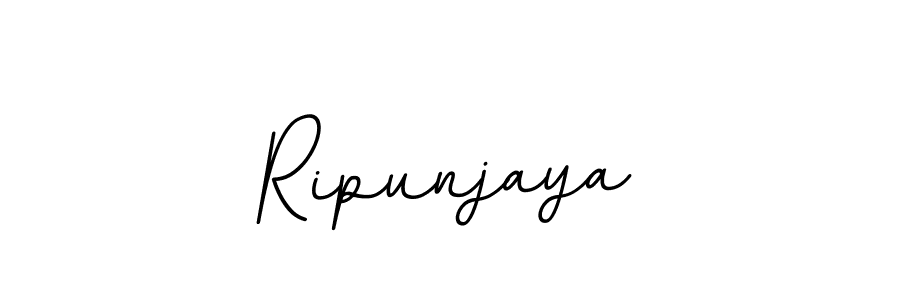 Create a beautiful signature design for name Ripunjaya. With this signature (BallpointsItalic-DORy9) fonts, you can make a handwritten signature for free. Ripunjaya signature style 11 images and pictures png