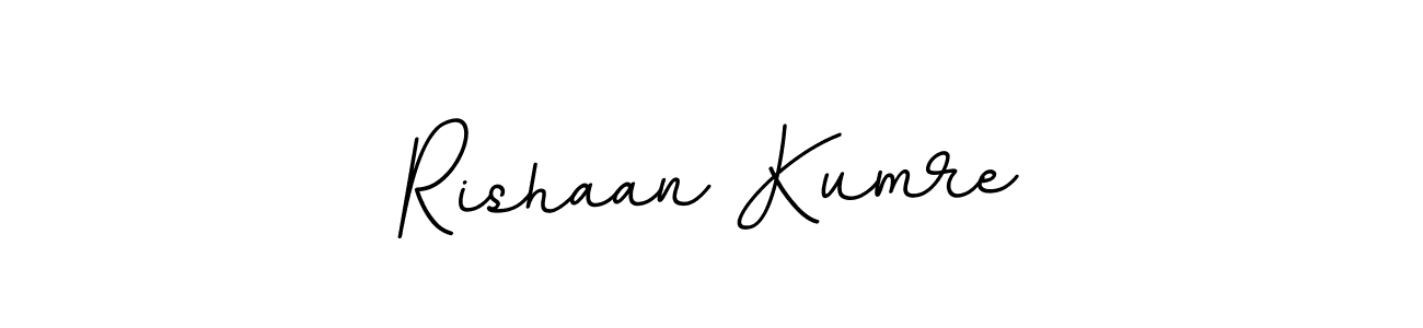 The best way (BallpointsItalic-DORy9) to make a short signature is to pick only two or three words in your name. The name Rishaan Kumre include a total of six letters. For converting this name. Rishaan Kumre signature style 11 images and pictures png