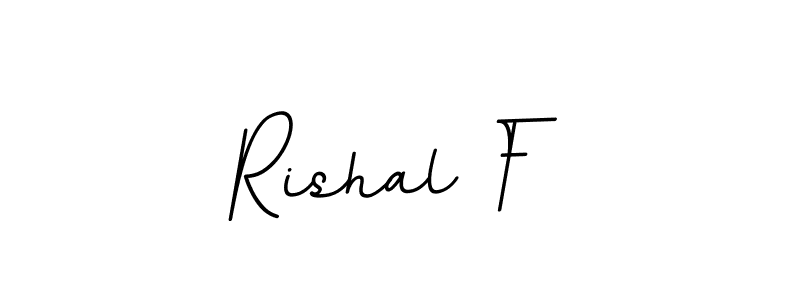 It looks lik you need a new signature style for name Rishal F. Design unique handwritten (BallpointsItalic-DORy9) signature with our free signature maker in just a few clicks. Rishal F signature style 11 images and pictures png