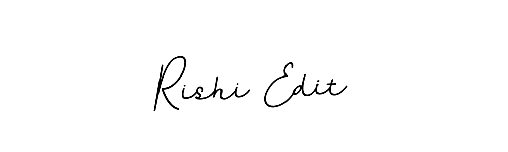 How to make Rishi Edit name signature. Use BallpointsItalic-DORy9 style for creating short signs online. This is the latest handwritten sign. Rishi Edit signature style 11 images and pictures png