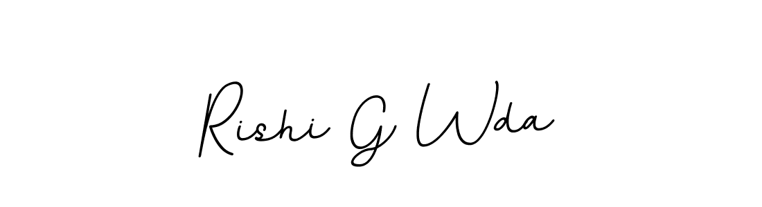 Make a beautiful signature design for name Rishi G Wda. Use this online signature maker to create a handwritten signature for free. Rishi G Wda signature style 11 images and pictures png