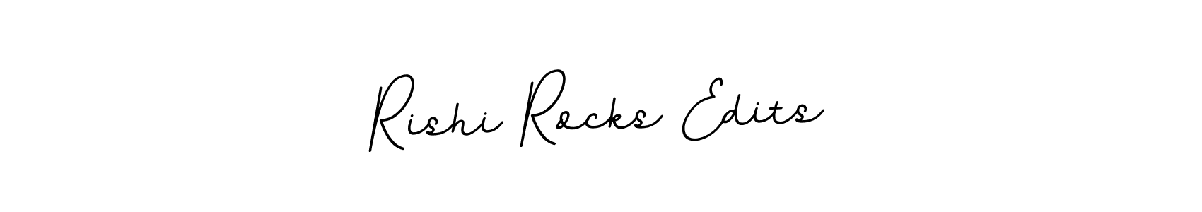 Create a beautiful signature design for name Rishi Rocks Edits. With this signature (BallpointsItalic-DORy9) fonts, you can make a handwritten signature for free. Rishi Rocks Edits signature style 11 images and pictures png