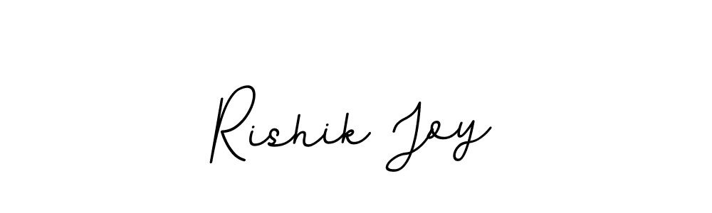 Design your own signature with our free online signature maker. With this signature software, you can create a handwritten (BallpointsItalic-DORy9) signature for name Rishik Joy. Rishik Joy signature style 11 images and pictures png