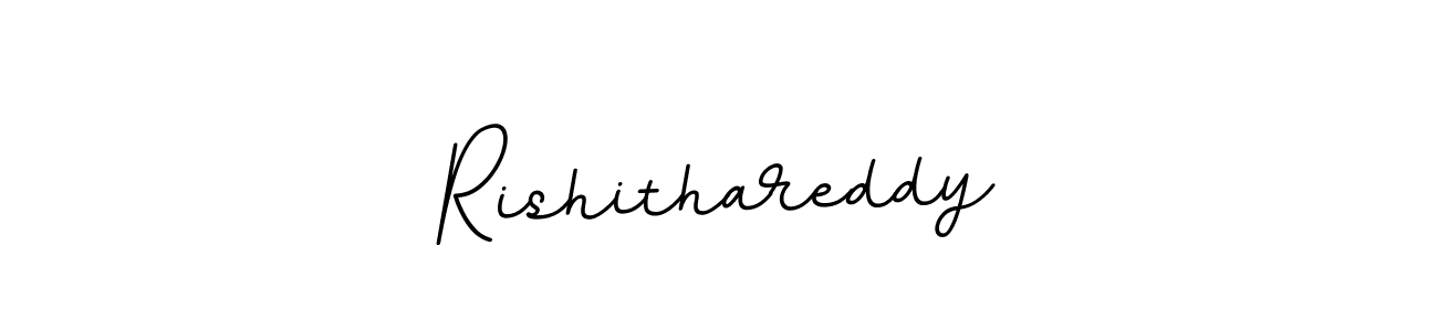 Make a beautiful signature design for name Rishithareddy. With this signature (BallpointsItalic-DORy9) style, you can create a handwritten signature for free. Rishithareddy signature style 11 images and pictures png