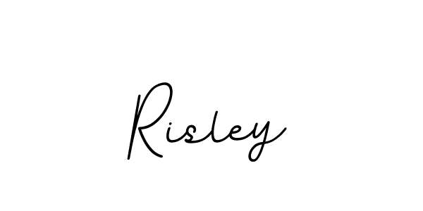 Make a beautiful signature design for name Risley. With this signature (BallpointsItalic-DORy9) style, you can create a handwritten signature for free. Risley signature style 11 images and pictures png