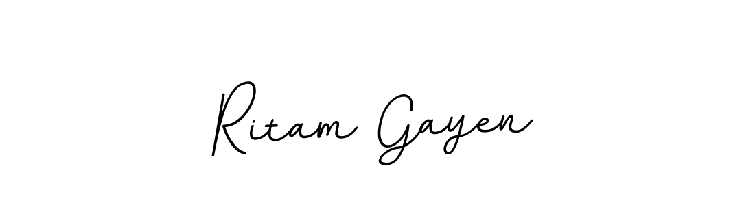 How to make Ritam Gayen signature? BallpointsItalic-DORy9 is a professional autograph style. Create handwritten signature for Ritam Gayen name. Ritam Gayen signature style 11 images and pictures png