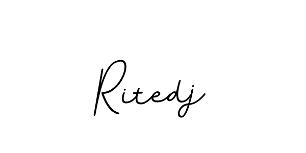 BallpointsItalic-DORy9 is a professional signature style that is perfect for those who want to add a touch of class to their signature. It is also a great choice for those who want to make their signature more unique. Get Ritedj name to fancy signature for free. Ritedj signature style 11 images and pictures png