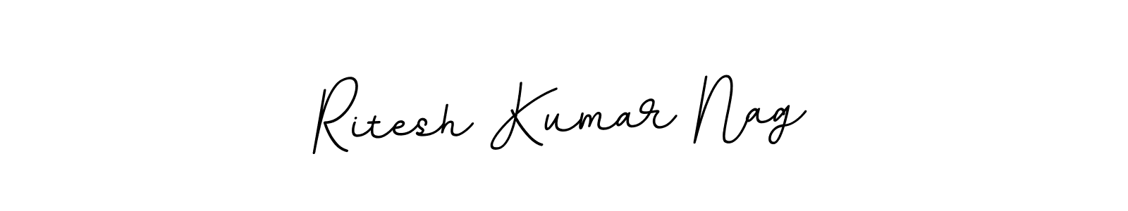 This is the best signature style for the Ritesh Kumar Nag name. Also you like these signature font (BallpointsItalic-DORy9). Mix name signature. Ritesh Kumar Nag signature style 11 images and pictures png