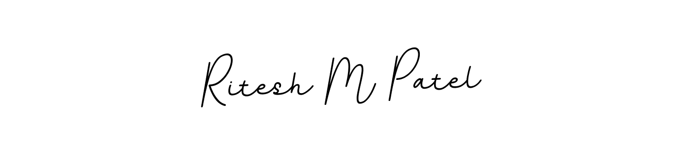 Also You can easily find your signature by using the search form. We will create Ritesh M Patel name handwritten signature images for you free of cost using BallpointsItalic-DORy9 sign style. Ritesh M Patel signature style 11 images and pictures png