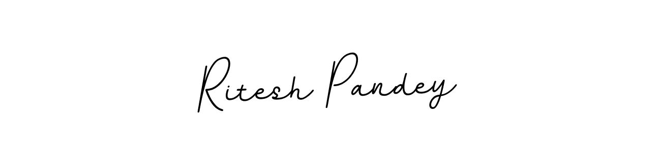 Design your own signature with our free online signature maker. With this signature software, you can create a handwritten (BallpointsItalic-DORy9) signature for name Ritesh Pandey. Ritesh Pandey signature style 11 images and pictures png