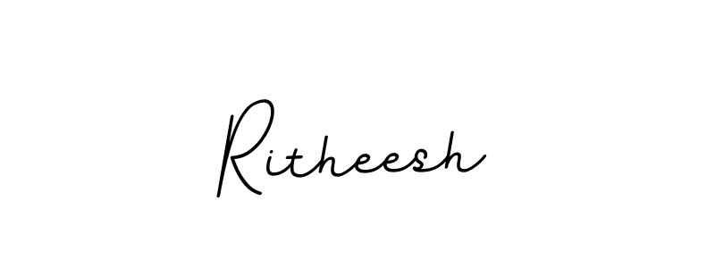 Design your own signature with our free online signature maker. With this signature software, you can create a handwritten (BallpointsItalic-DORy9) signature for name Ritheesh. Ritheesh signature style 11 images and pictures png