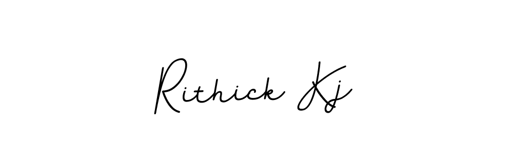 Make a beautiful signature design for name Rithick Kj. Use this online signature maker to create a handwritten signature for free. Rithick Kj signature style 11 images and pictures png