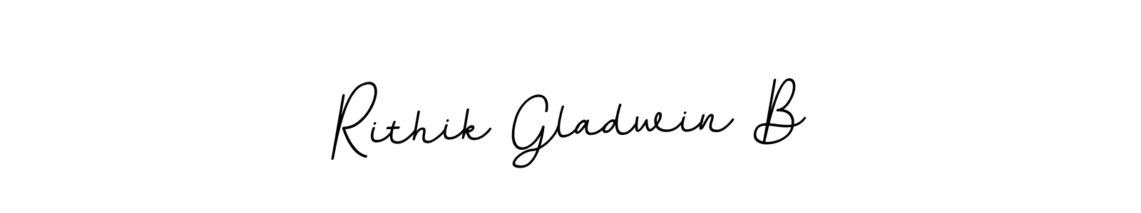 Design your own signature with our free online signature maker. With this signature software, you can create a handwritten (BallpointsItalic-DORy9) signature for name Rithik Gladwin B. Rithik Gladwin B signature style 11 images and pictures png