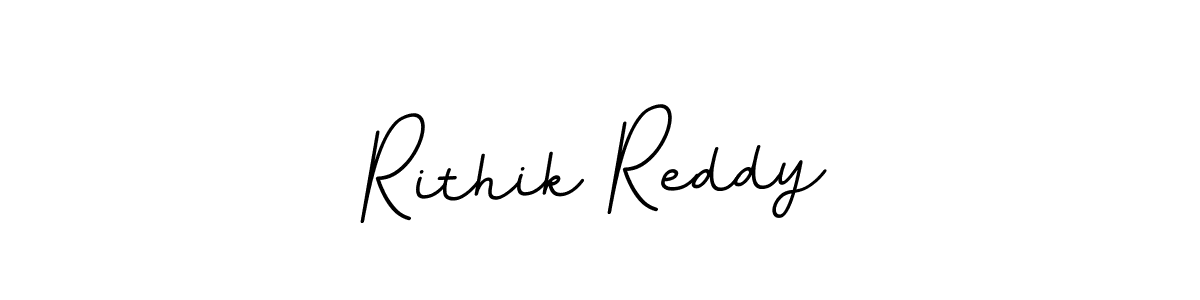 The best way (BallpointsItalic-DORy9) to make a short signature is to pick only two or three words in your name. The name Rithik Reddy include a total of six letters. For converting this name. Rithik Reddy signature style 11 images and pictures png