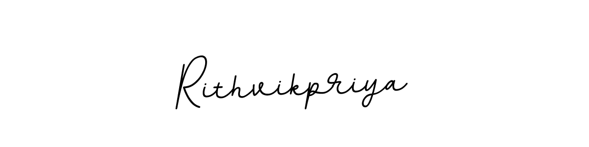 Design your own signature with our free online signature maker. With this signature software, you can create a handwritten (BallpointsItalic-DORy9) signature for name Rithvikpriya. Rithvikpriya signature style 11 images and pictures png