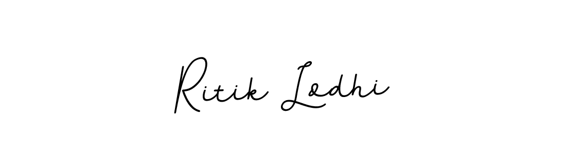 Create a beautiful signature design for name Ritik Lodhi. With this signature (BallpointsItalic-DORy9) fonts, you can make a handwritten signature for free. Ritik Lodhi signature style 11 images and pictures png