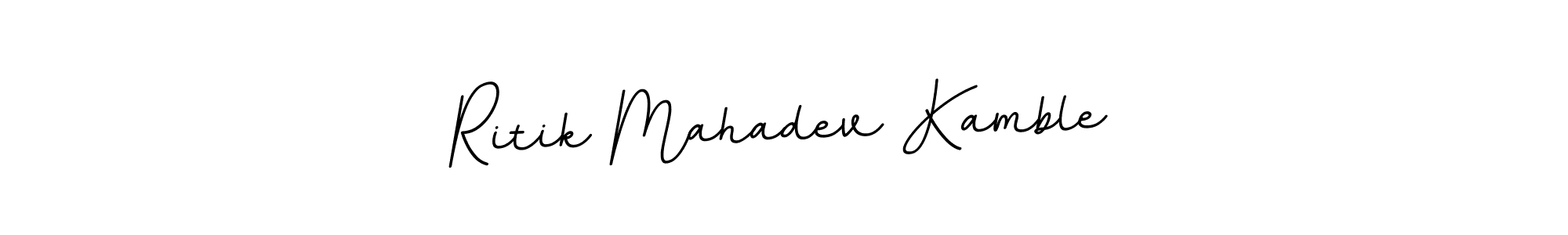 Ritik Mahadev Kamble stylish signature style. Best Handwritten Sign (BallpointsItalic-DORy9) for my name. Handwritten Signature Collection Ideas for my name Ritik Mahadev Kamble. Ritik Mahadev Kamble signature style 11 images and pictures png