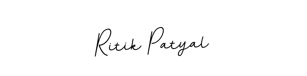 It looks lik you need a new signature style for name Ritik Patyal. Design unique handwritten (BallpointsItalic-DORy9) signature with our free signature maker in just a few clicks. Ritik Patyal signature style 11 images and pictures png