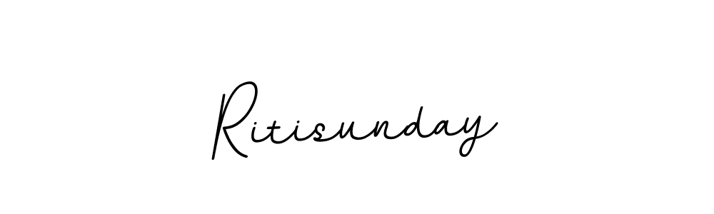 Make a beautiful signature design for name Ritisunday. With this signature (BallpointsItalic-DORy9) style, you can create a handwritten signature for free. Ritisunday signature style 11 images and pictures png