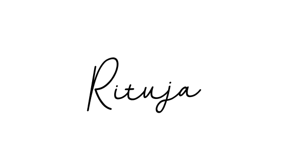 Design your own signature with our free online signature maker. With this signature software, you can create a handwritten (BallpointsItalic-DORy9) signature for name Rituja. Rituja signature style 11 images and pictures png