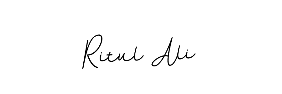 It looks lik you need a new signature style for name Ritul Ali. Design unique handwritten (BallpointsItalic-DORy9) signature with our free signature maker in just a few clicks. Ritul Ali signature style 11 images and pictures png