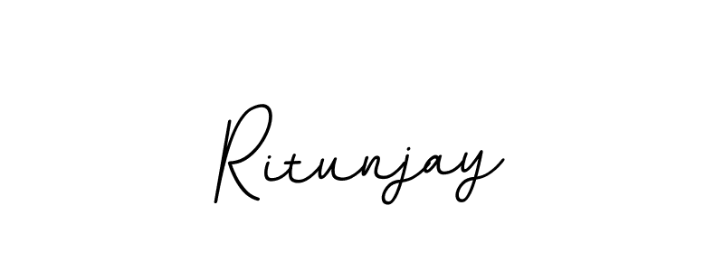 Ritunjay stylish signature style. Best Handwritten Sign (BallpointsItalic-DORy9) for my name. Handwritten Signature Collection Ideas for my name Ritunjay. Ritunjay signature style 11 images and pictures png