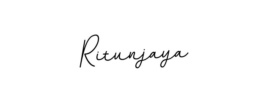 Use a signature maker to create a handwritten signature online. With this signature software, you can design (BallpointsItalic-DORy9) your own signature for name Ritunjaya. Ritunjaya signature style 11 images and pictures png