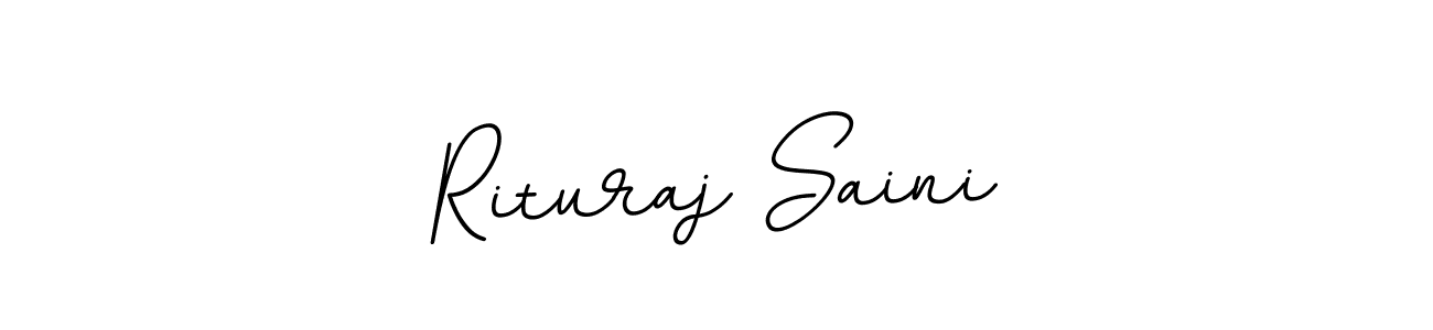 Create a beautiful signature design for name Rituraj Saini. With this signature (BallpointsItalic-DORy9) fonts, you can make a handwritten signature for free. Rituraj Saini signature style 11 images and pictures png