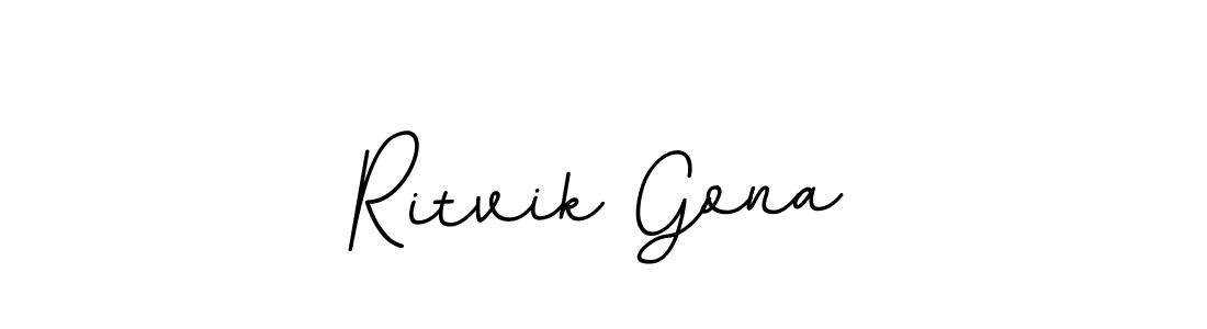 You should practise on your own different ways (BallpointsItalic-DORy9) to write your name (Ritvik Gona) in signature. don't let someone else do it for you. Ritvik Gona signature style 11 images and pictures png