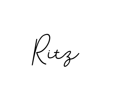 Make a beautiful signature design for name Ritz. With this signature (BallpointsItalic-DORy9) style, you can create a handwritten signature for free. Ritz signature style 11 images and pictures png