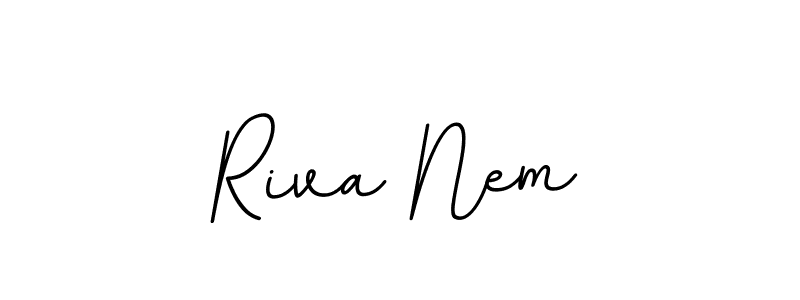 Make a beautiful signature design for name Riva Nem. Use this online signature maker to create a handwritten signature for free. Riva Nem signature style 11 images and pictures png