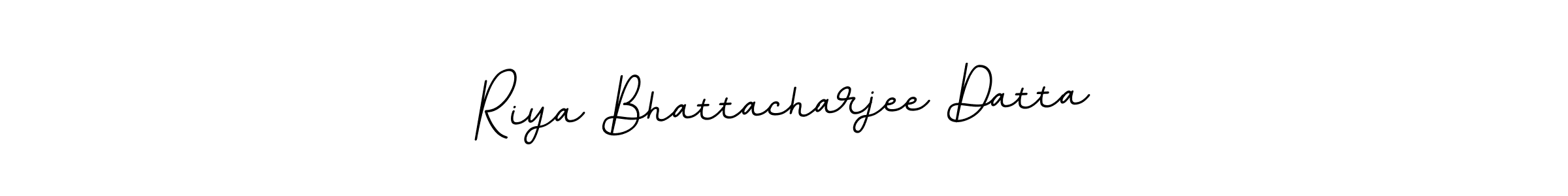 The best way (BallpointsItalic-DORy9) to make a short signature is to pick only two or three words in your name. The name Riya Bhattacharjee Datta include a total of six letters. For converting this name. Riya Bhattacharjee Datta signature style 11 images and pictures png