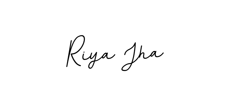 This is the best signature style for the Riya Jha name. Also you like these signature font (BallpointsItalic-DORy9). Mix name signature. Riya Jha signature style 11 images and pictures png