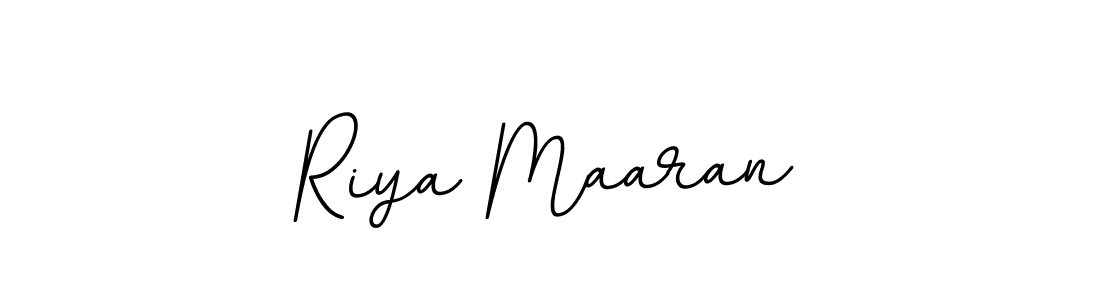 Use a signature maker to create a handwritten signature online. With this signature software, you can design (BallpointsItalic-DORy9) your own signature for name Riya Maaran. Riya Maaran signature style 11 images and pictures png