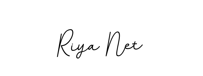 Make a beautiful signature design for name Riya Net. With this signature (BallpointsItalic-DORy9) style, you can create a handwritten signature for free. Riya Net signature style 11 images and pictures png