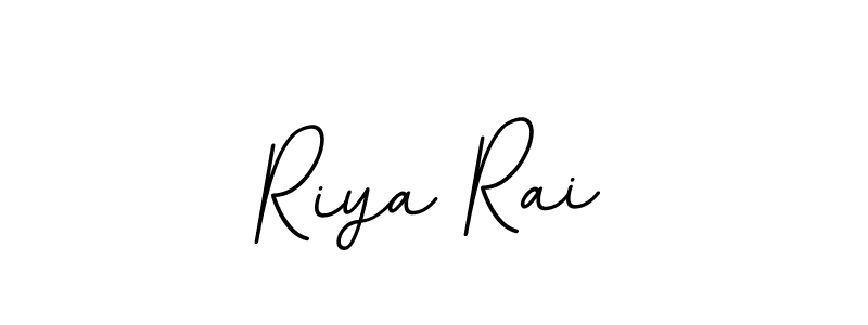 Create a beautiful signature design for name Riya Rai. With this signature (BallpointsItalic-DORy9) fonts, you can make a handwritten signature for free. Riya Rai signature style 11 images and pictures png
