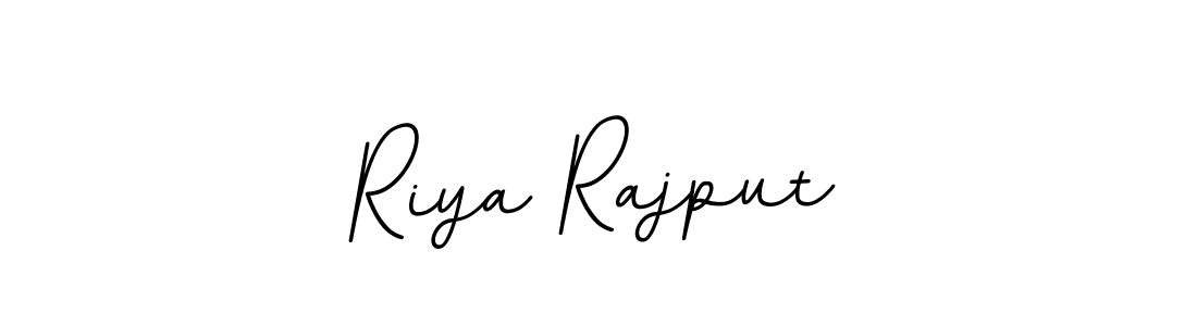 Make a beautiful signature design for name Riya Rajput. With this signature (BallpointsItalic-DORy9) style, you can create a handwritten signature for free. Riya Rajput signature style 11 images and pictures png