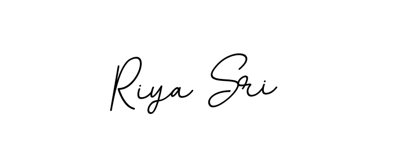 You should practise on your own different ways (BallpointsItalic-DORy9) to write your name (Riya Sri) in signature. don't let someone else do it for you. Riya Sri signature style 11 images and pictures png