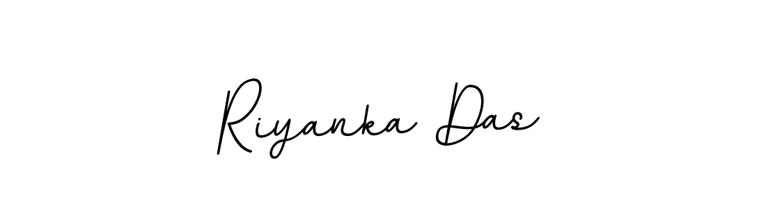 Use a signature maker to create a handwritten signature online. With this signature software, you can design (BallpointsItalic-DORy9) your own signature for name Riyanka Das. Riyanka Das signature style 11 images and pictures png