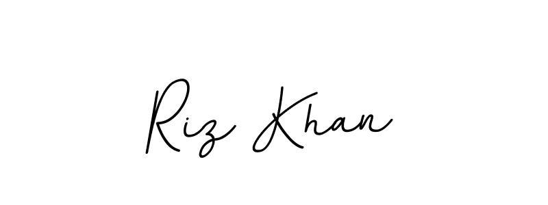 Create a beautiful signature design for name Riz Khan. With this signature (BallpointsItalic-DORy9) fonts, you can make a handwritten signature for free. Riz Khan signature style 11 images and pictures png