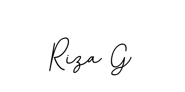 It looks lik you need a new signature style for name Riza G. Design unique handwritten (BallpointsItalic-DORy9) signature with our free signature maker in just a few clicks. Riza G signature style 11 images and pictures png