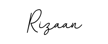 Personalize your online presence with Rizaan signature rendered in elegant BallpointsItalic-DORy9 font. Great for website footers and blogs. Rizaan signature style 11 images and pictures png